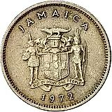 5 центов 1972, без обозначения монетного двора [Ямайка]