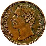 ½ цента 1870-1896 [Малайзия / Саравак]