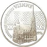 100 франков 1996, Памятники архитектуры - Собор Святого Стефана, Вена [Франция]