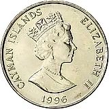 25 центов 1996 [Каймановы острова]