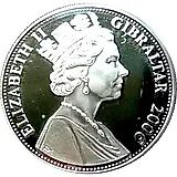 1 крона 2006, 80 лет со дня рождения Королевы Елизаветы II - четыре портрета [Гибралтар]