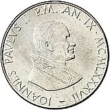 50 лир 1987 [Ватикан]