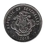 1 рупия 2010, медно-никелевый сплав (не магнетик) [Сейшельские Острова]