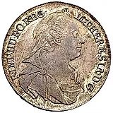 ½ талера 1772, Мария Терезия - герб Австрии в центре [Австрия]