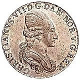 32 Skilling 1775, Portrait Right [Denmark]