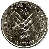 1 лит 1999, Балтийский путь [Литва]