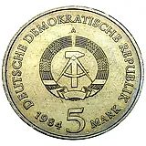 5 марок 1984, Старая Ратуша [Германия / ГДР]