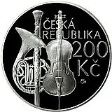 200 крон 2011, 200 лет Пражской консерватории [Чехия]
