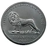 50 сантимов 2002, Камерон [Демократическая Республика Конго]