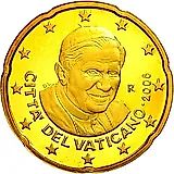 20 евроцентов 2008-2013 [Ватикан]