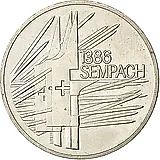 5 франков 1986, 500 лет битве при Земпахе [Швейцария]