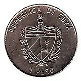 1 песо 2009, 50 лет Революции - Фидель и Рауль Кастро (медно-никелевый сплав) [Куба]