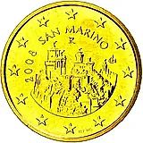 50 евроцентов 2008-2016 [Сан-Марино]
