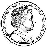 2 фунта 2015, Горбатый кит [Южная Георгия и Южные Сандвичевы Острова]