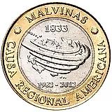 2 песо 2012, 30 лет войне за Фолькленды [Аргентина]