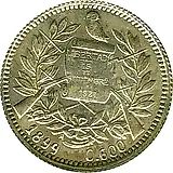 1 Real 1899, Fineness 0.600 on Obverse [Guatemala]