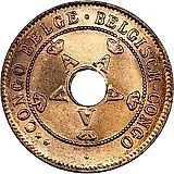 10 сантимов 1927 [Демократическая Республика Конго / Бельгийское Конго]