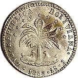 2 Sueldos 1853, MD Mark "PAZ" - La Paz [Bolivia]