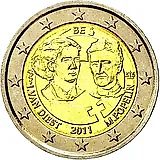 2 евро 2011, 100 лет Международному женскому дню [Бельгия]