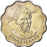 20 центов 1975 [Свазиленд]