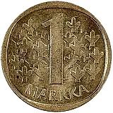 1 марка 1990, M [Финляндия]