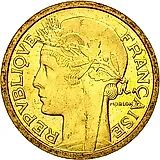 1 франк 1941, бронза [Франция]