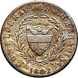 2 реала 1862 [Колумбия]