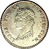 2 суэльдо 1854, Отметка МД "PAZ" - Ла-Пас [Боливия]