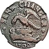 ½ пенни 1709 [Остров Мэн]