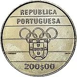 200 эскудо 1992, олимпиада [Португалия]