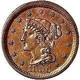 1 цент 1856, Liberty Head Cent [США]