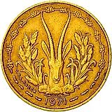 5 франков 1971 [Западная Африка (BCEAO)]