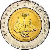 500 лир 1986, Эволюция технологий [Сан-Марино]