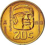 20 сентаво 1983, культура ольмеков [Мексика]