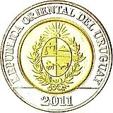 10 песо 2011 [Уругвай]