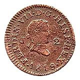 2 мараведи 1817-1821 [Испания]