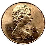 2 шиллинга 1966 [Гамбия]