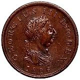 1 пенни 1806-1807 [Великобритания]