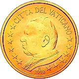 5 евроцентов 2002-2005 [Ватикан]