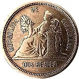 2 реала 1881 [Гватемала]
