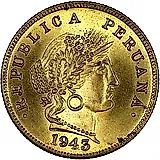 20 сентаво 1943, MIL NOVECIENTOS CUARENTA Y TRES [Перу]
