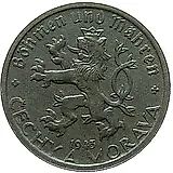 20 геллеров 1943 [Чехия / Протекторат Богемии и Моравии]