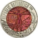 25 евро 2011, Серебро/Ниобий - Роботизация [Австрия]