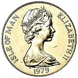 1 крона 1979, 300 лет монетам острова Мэн, Мельхиор (медь-никель) [Остров Мэн]