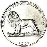 50 сантимов 2002, Футболист [Демократическая Республика Конго]