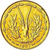 5 франков 1987 [Западная Африка (BCEAO)]