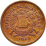 1 сентаво 1881 [Гватемала]