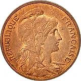 5 сантимов 1908 [Франция]