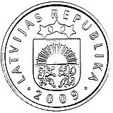 50 сантимов 2009 [Латвия]