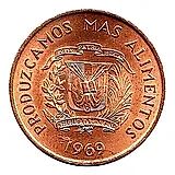 1 сентаво 1969, ФАО - Давайте производить больше еды [Доминикана / Доминика]